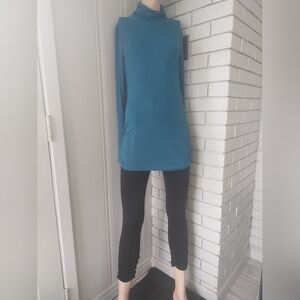 Tunic - Turquoise long sleeve - Size: M - Cynthia Rowley